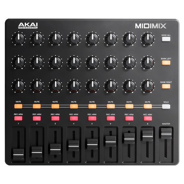 AKAI MIDIMIX 8 Kanal Taşınabilir MIDI Mixer - Resim 2
