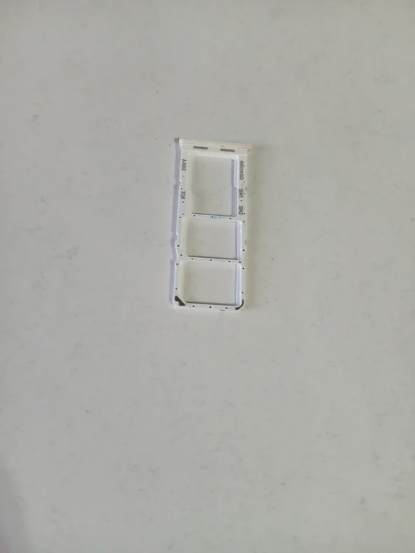 ASLANTİC  SAMSUNG A12 A125 SİMKART TEPSİSİ ORJINAL BEYAZ ürün görseli 1