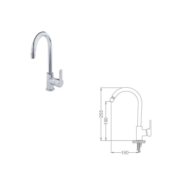 POLİSU KRİSTAL MİX KUĞU EVİYE BATARYASI