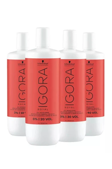 Schwarzkopf Igora Royal Yağ Bazlı Oksidan 1000 Ml 30 Volüm %9 - 2
