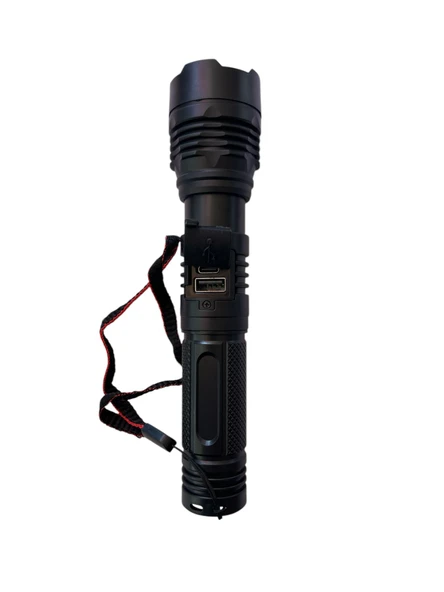 MULTİFONKSİYONEL POLİS FENERİ UZUN MENZİL ZOOMLU - 2