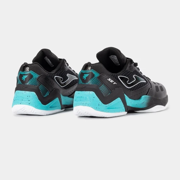 Joma Set Erkek Siyah Toprak Kort Tenis Ayakkabısı TSETS2501C - 3