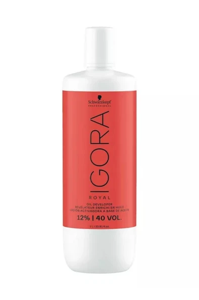 Schwarzkopf Igora Royal Yağ Bazlı Oksidan 1000 Ml 40 Volüm %12