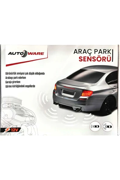 Autoware Renkli Lcd Ekranlı Sesli Park Sensörü