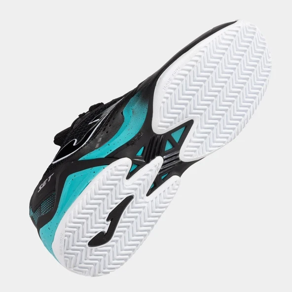 Joma Set Erkek Siyah Toprak Kort Tenis Ayakkabısı TSETS2501C - 5