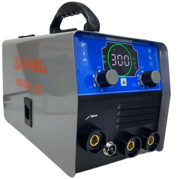 Dabu  LCD Ekran 3 Fonksiyonlu LIFTTIG MIG MMA Gazsız Gaz Altı Kaynak Makinesi EEA425 MIG-300 - 3