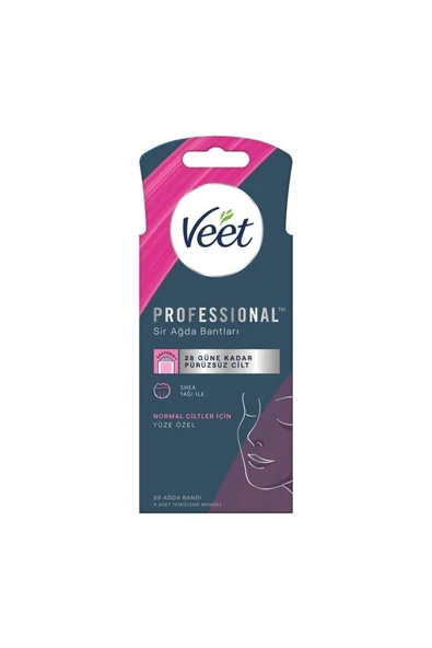 Veet Sir Ağda Bantları Professional  Yüze Özel 20 li
