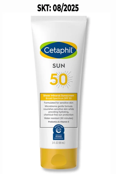 Cetaphil Sun SPF50 Mineral Güneş Kremi 89ML SKT:08/2025