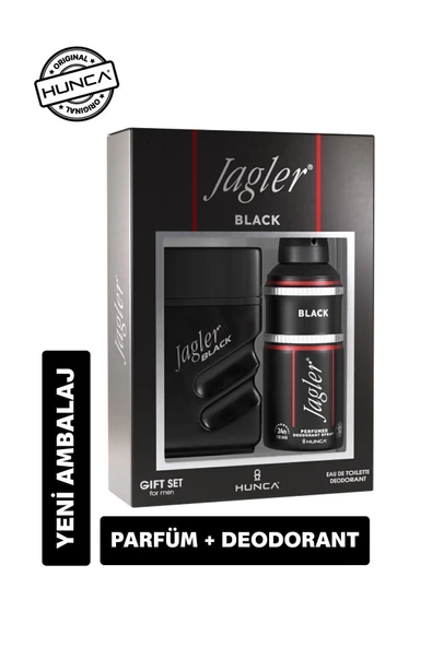 Jagler Black Erkek Parfüm Set 90 ml + Jagler Deodorant 150 ml