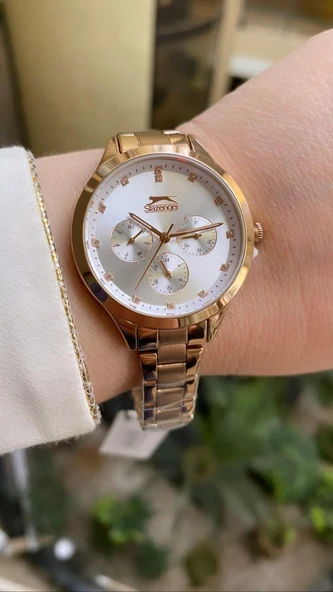 Slazenger Sl.09.2014.4.03 35 mm Rose Gold Kadın Kol Saati - 3