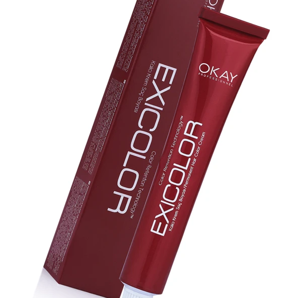 Exicolor Saç Boyası Tüp 60 Ml 6.20 Açık Viyole 2 Adet (Oksidan Hediyeli 4'lü Set) - Resim 4