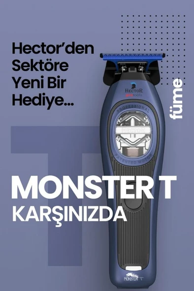Hector Monster T Başlık Profesyonel Çizim Makinesi Füme - 3