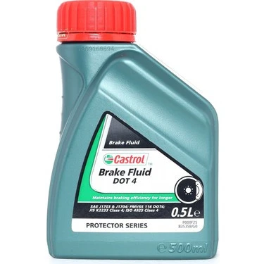 Castrol Dot 4 500 ml Fren Hidrolik Yağı