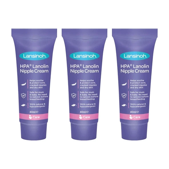Lansinoh Lanolin Göğüs Ucu 40 Gr. Göğüs Kremi x 3 Adet