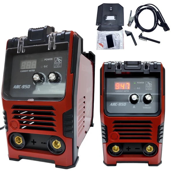 İnverter Dijital Kaynak Makinesi (Kırmızı) EEA401 ARC 950 - 2