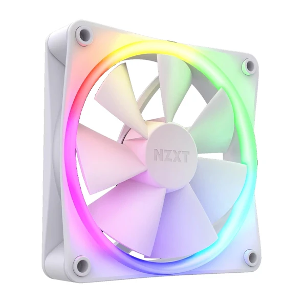 NZXT F120 RGB Beyaz 120mm Kasa Fanı
