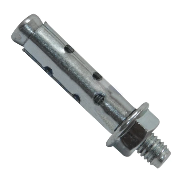 Saplamalı Gömlek Çelik Dübel M12x90 mm Raf Montaj Bağlantı Zemin Monte Tavan Asma Aparat 8 Adet - 9