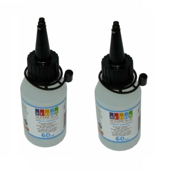 Sıvı Silikon 60 Ml 2 Adet Sıvı Silikon Yapıştırıcı 2 Adet