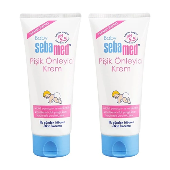 Sebamed Bebek Pişik Kremi 100 ml 2 Adet