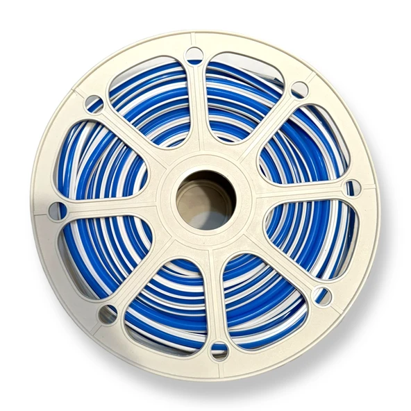Mavi 6mm İkinci Nesil Silikon Neon LED Şerit Kılıfı – 5 Metre Difüzör Tüp (LED Hariç)