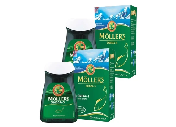 Möller's Omega 3 60 Kapsül 2 Adet