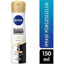 Nivea Deodorant 150 ml Kadın Invisible Black&white Ipeksi  Deodorant  X3