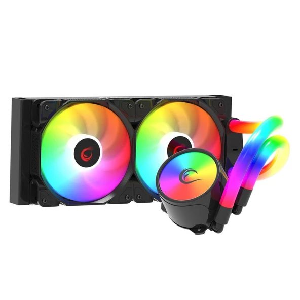 Rampage ICEBLADE-C6 2000RPM AM5/LGA1700 240mm Sıvı Soğutmalı ARGB CPU Fan (Siyah)