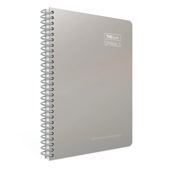 Gıpta Thebook Spirals A4 200 Yaprak Sert Kapak Spiralli Defter Kareli (6070) - 5