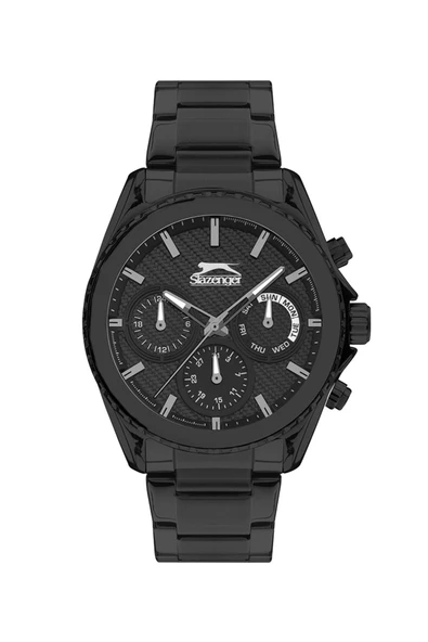 Slazenger Sl.09.2022.2.04 Quartz Çelik Siyah 44 mm Erkek Kol Saati