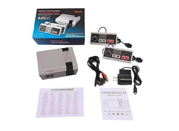 Sepetegelsin Retro 620 Oyunlu Nostalji Tv Atari Oyun Konsolu 2 Kollu Set - 3