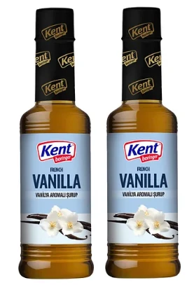 Kentcafe Boringer vanilya Kahve Şurubu 355 Ml 2'li set