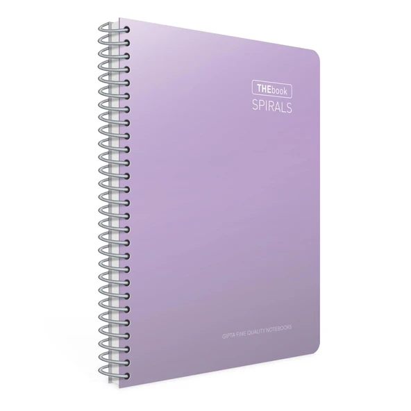 Gıpta Thebook Spirals A4 200 Yaprak Sert Kapak Spiralli Defter Kareli (6070) - 6