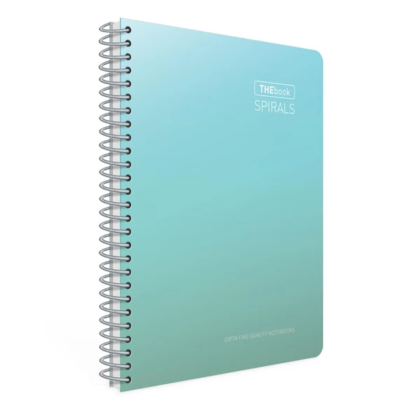 Gıpta Thebook Spirals A4 200 Yaprak Sert Kapak Spiralli Defter Kareli (6070) - 2