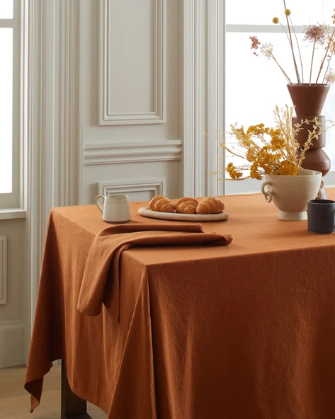 Premium | Adaçayı Yeşili Masa Örtüsü - Resim 3