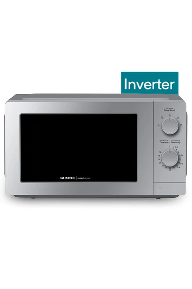 KUMTEL Silver Smartwave Inverter Mikrodalga 20L 700w HMIN-06