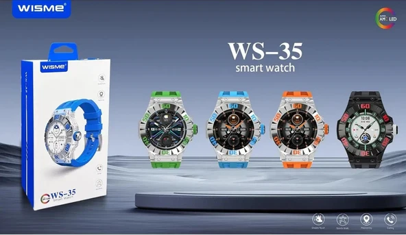 Serreha Wısme Ws-35 Akıllı Saat, Amoled Ekran -Çok Renkli - 2