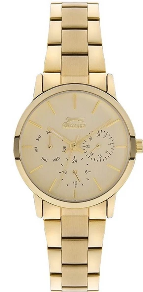 Slazenger SL.09.1866.4.05 35 mm Altın Çelik Kadın Kol Saati - 2