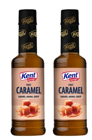 Kentcafe Boringer Karamelli Kahve Şurubu 355 Ml 2'li set