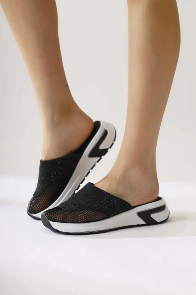 Pisagor 31630 File Detaylı Taşlı Kadın Kapalı Terlik - 12