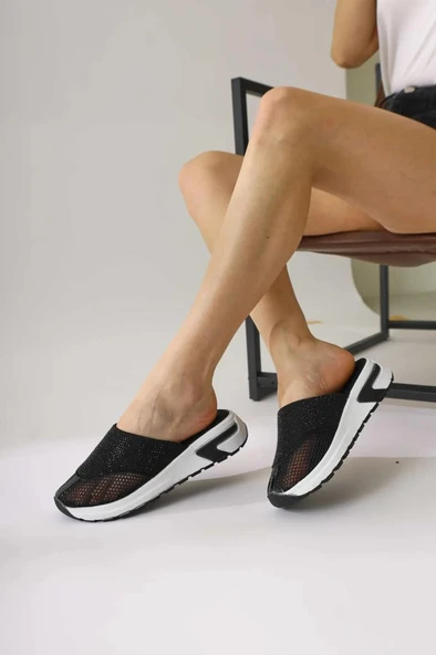 Pisagor 31630 File Detaylı Taşlı Kadın Kapalı Terlik - 13