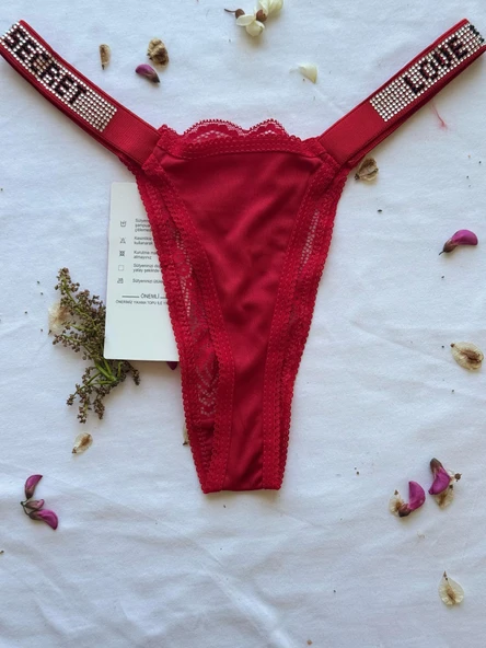 LOVE SECRET Mikro Kumaş Taşlı Askılı Dolgulu Sütyen Takım - 6