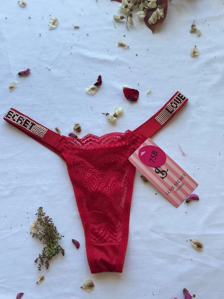 LOVE SECRET Mikro Kumaş Taşlı Askılı Dolgulu Sütyen Takım - 3