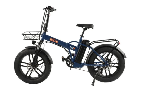 Alba Fold F Premium Katlanır Elektrikli Bisiklet Lacivert Nfc-Zırhlı Lastik 48v 10,4 Ah Batarya ürün görseli