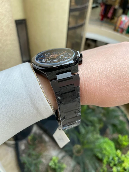 Slazenger SL.09.2137.2.03 Çelik Siyah 44 mm Erkek Kol Saati - 2