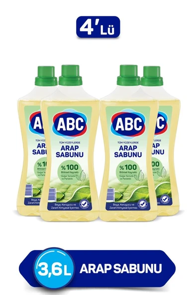 ABC Sıvı Arap Sabunu 900 ml x 4 Adet