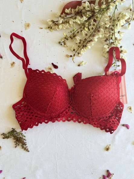 LOVE SECRET Dolgulu sütyen ve Tanga kadın iç çamaşır takımı - 2