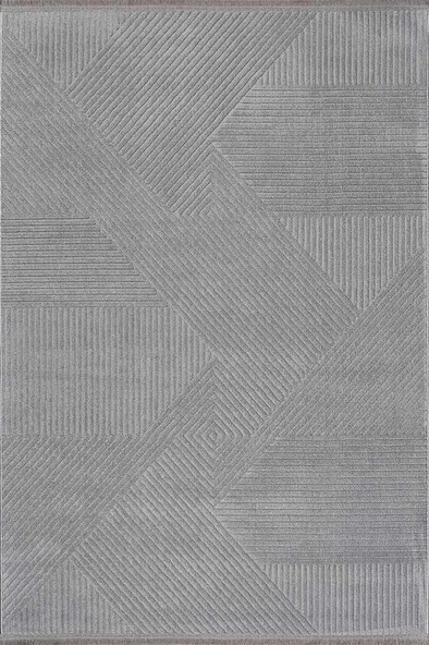 Gümüşsuyu Halı Deco Geo 80010 Gri 160x230