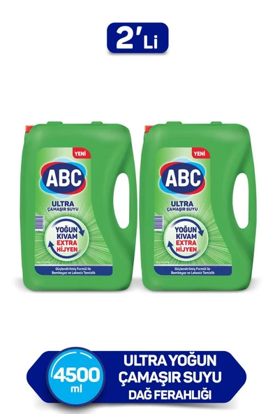 ABC Ultra Çamaşır Suyu Dağ Rüzgarı 3250 ml x 2 Adet
