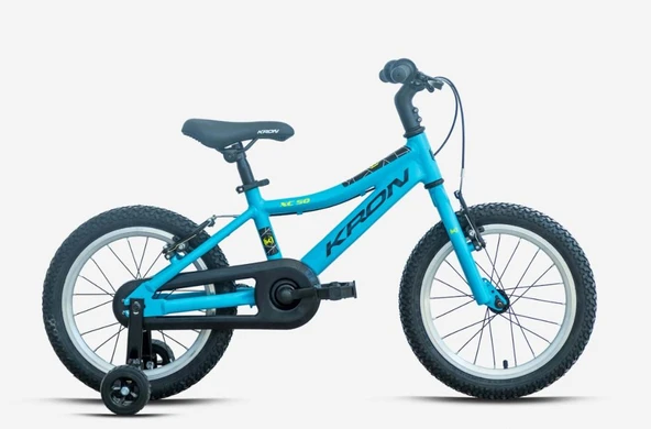 Kron XC 50 20 Jant Vitessiz V-Fren Alüminyum Çocuk Bisikleti Turkuaz Sarı Denge Tekerli - 2