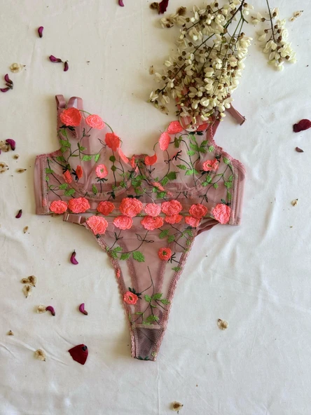 LOVE SECRET  Dantelli Sütyen Bralet Takım(Sütyen&Tanga) Kadın İç Giyim